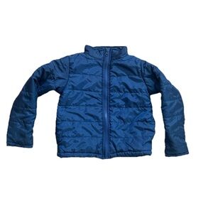 JACKSON HOLE Boys Youth Size 4 Dark Blue Full Zip Long Sleeve Puffer Jacket Coat